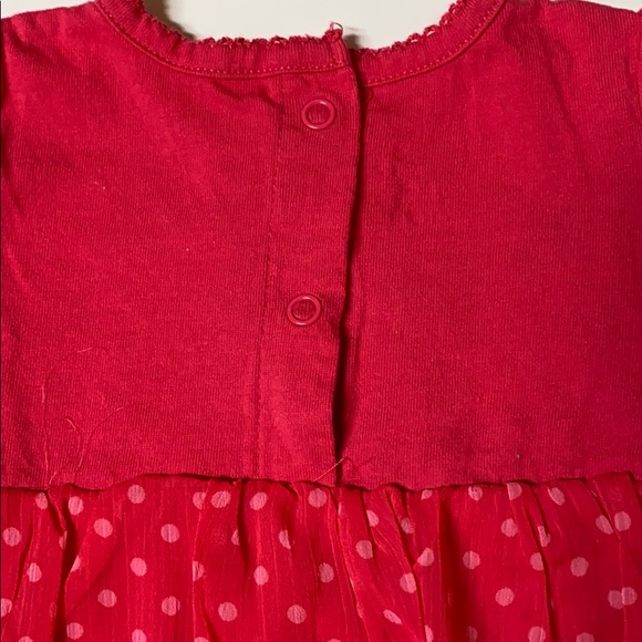 6-9 mos pink long sleeved dress - Picture 3 of 3